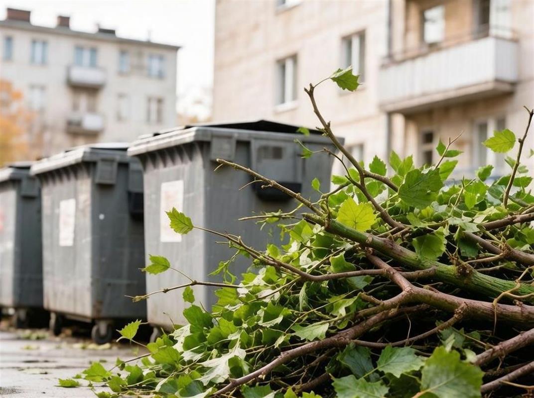 В Костроме «Народный инспектор» заставляет убирать ветки с контейнерных площадок