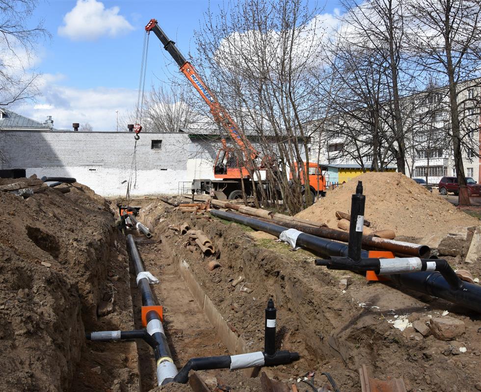 На реконструкцию тепловых сетей в Костроме выделено более 580 миллионов рублей
