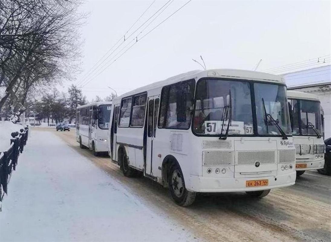 В Масленицу некоторые костромские автобусы будут работать по расписанию буднего дня