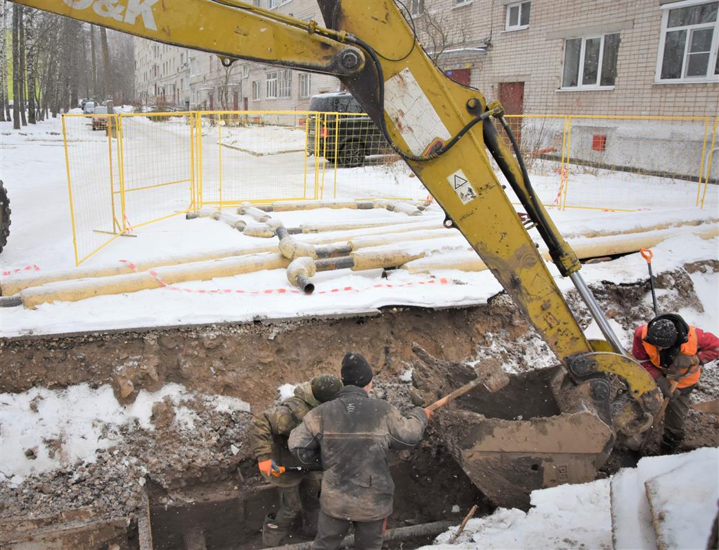 Ремонты тепловых сетей в Костроме проводятся ежедневно в оперативном режиме 