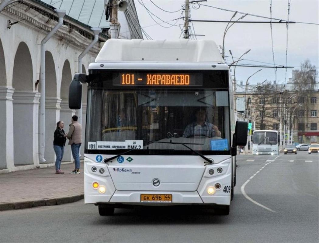 Костромские автобусы 12 июня временно изменят маршруты