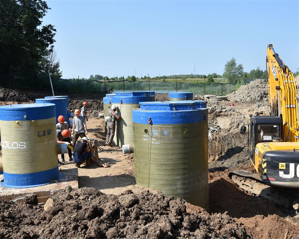 В Костроме завершается строительство современных очистных сооружений