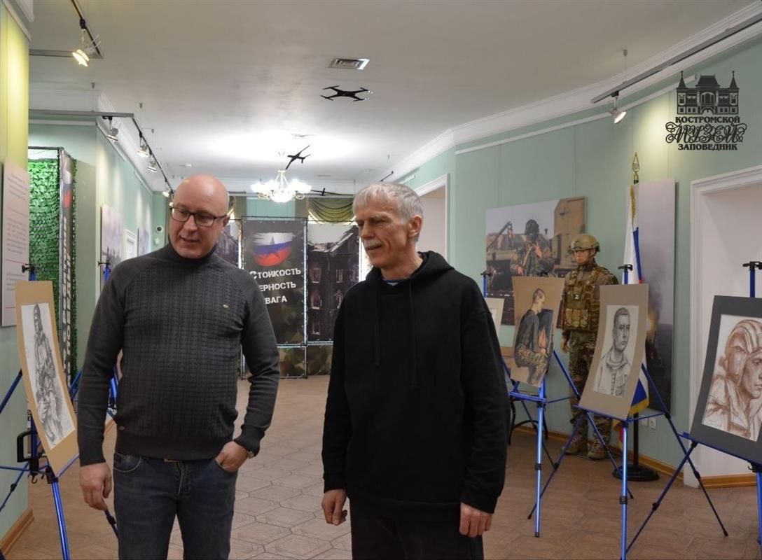 Костромские художники покажут фронтовые зарисовки и портреты бойцов