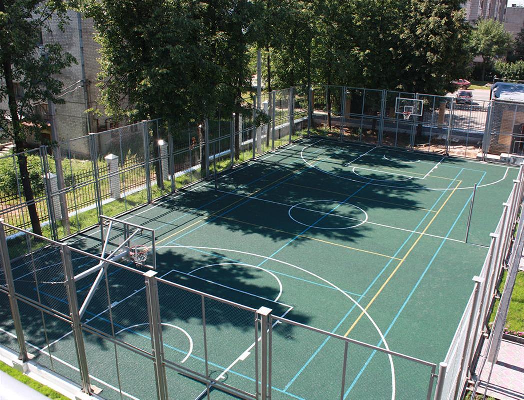 Две многофункциональные площадки для занятий спортом появятся в костромских дворах