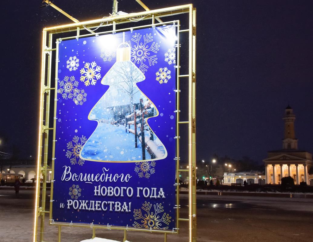 Главную ёлку Костромы в этом году установят в сквере Ивана Сусанина
