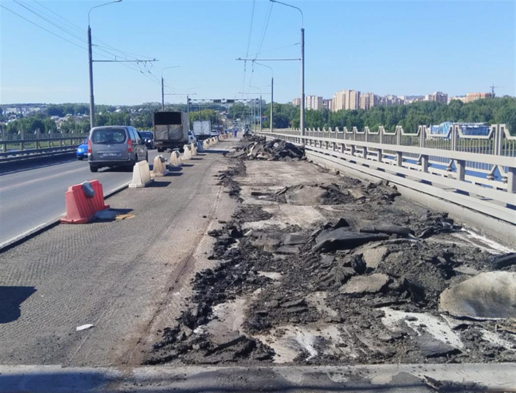 На костромском мосту через Волгу проводят дополнительное обследование гидроизоляции