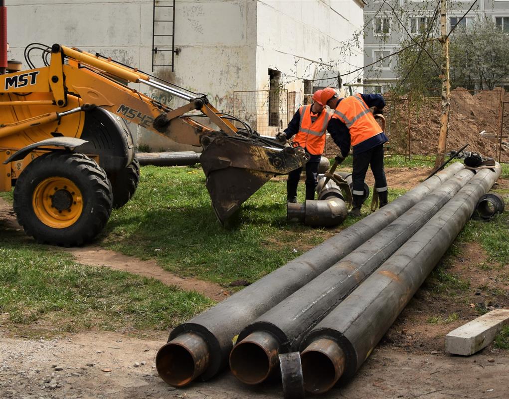 Теплоэнергетики сегодня проводят ремонты на сетях в разных районах Костромы