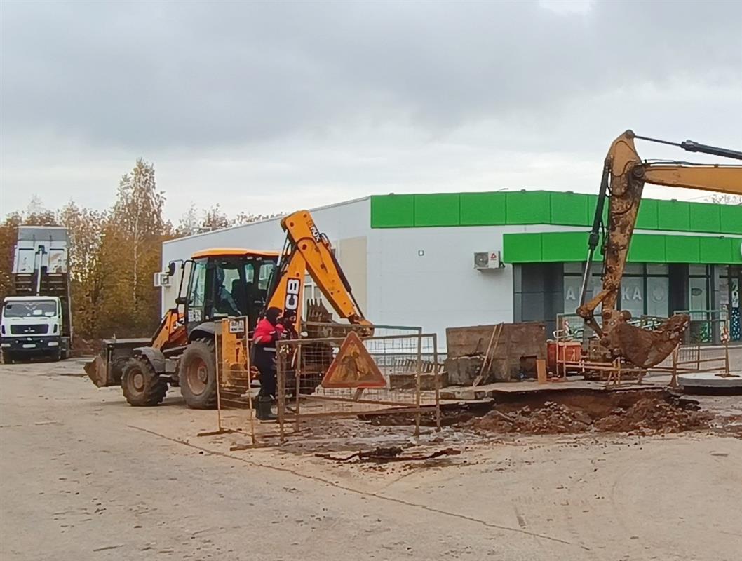 В Костроме проложили новые канализационные сети на улице Бульварной