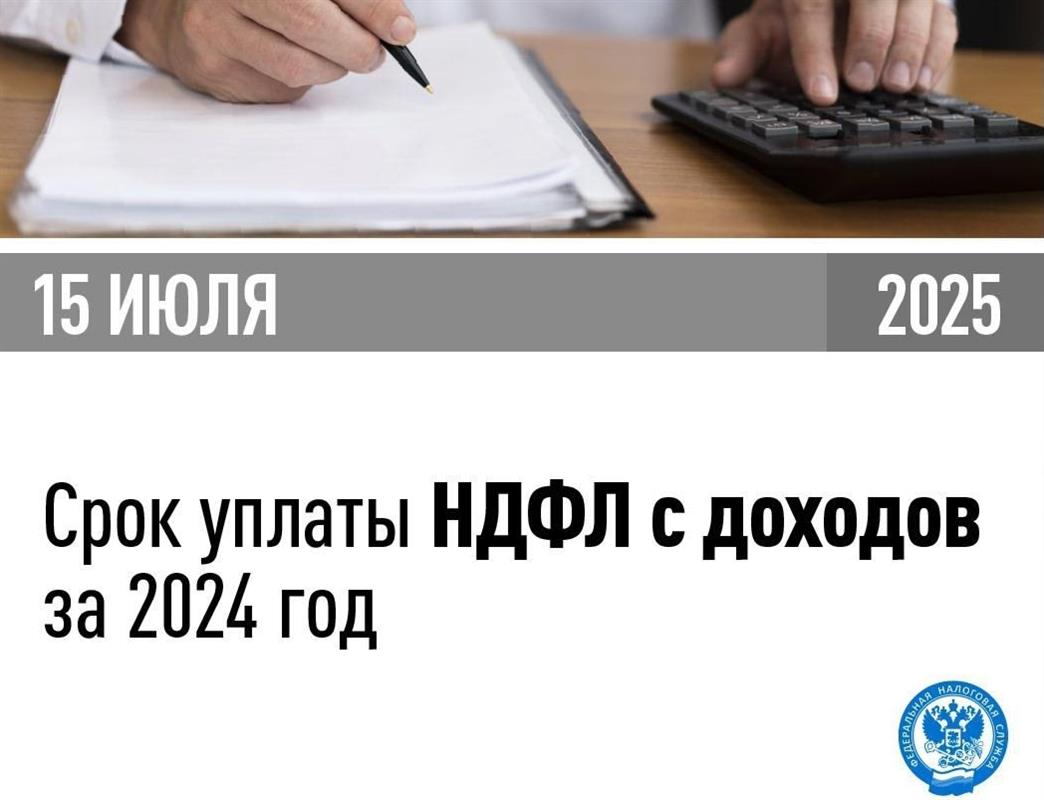 Костромичам напоминают, что сегодня последний день уплаты НДФЛ за 2024 год
