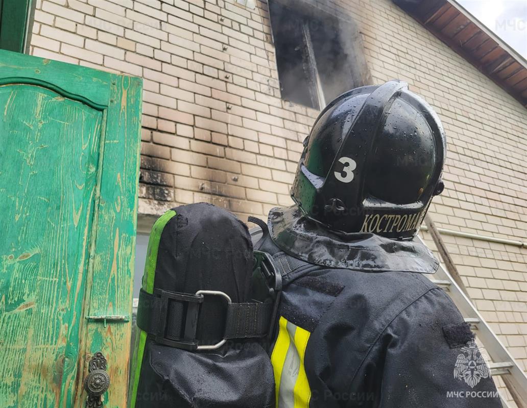 За неделю в Костромской области произошло 16 пожаров, один человек погиб