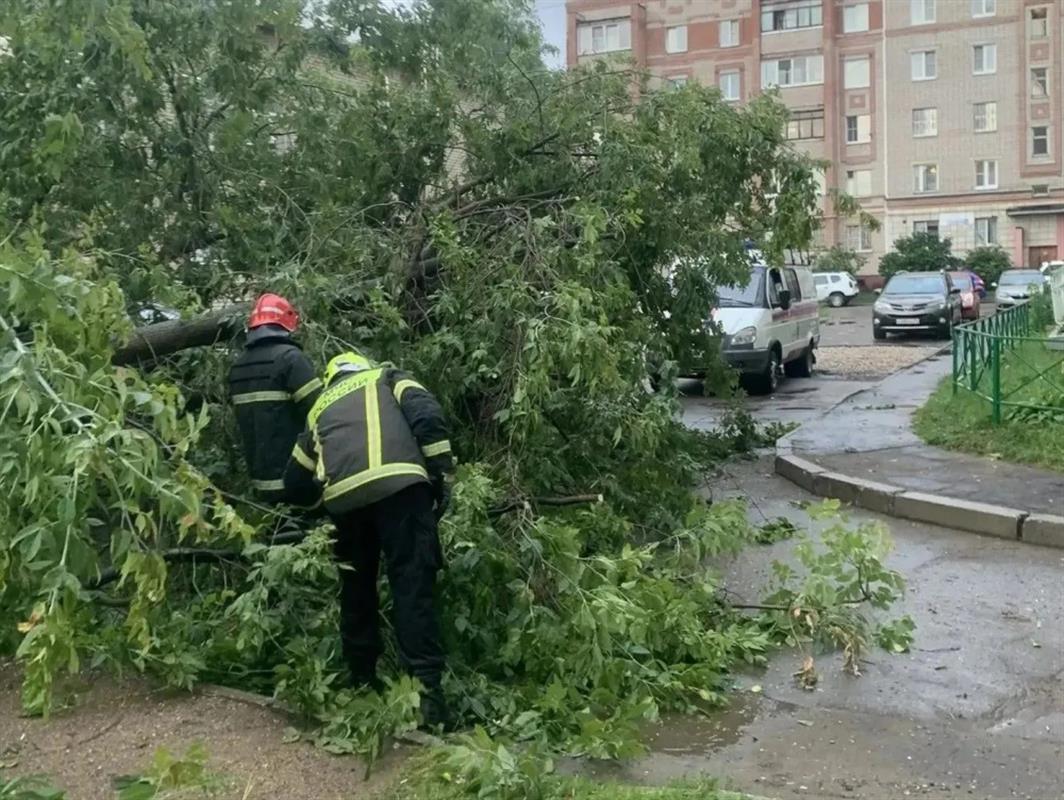 В Костроме продолжают устранять последствия непогоды