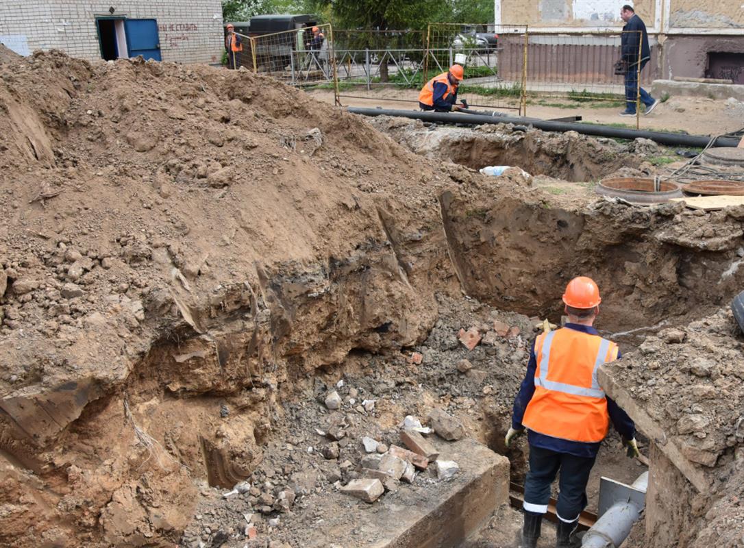 В Костроме устраняют повреждения тепловых сетей, выявленные во время опрессовки 