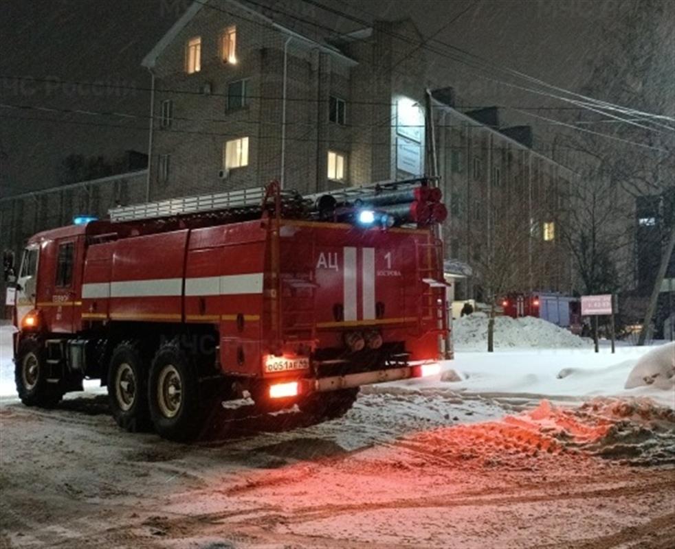 За неделю в Костромской области произошло 8 пожаров