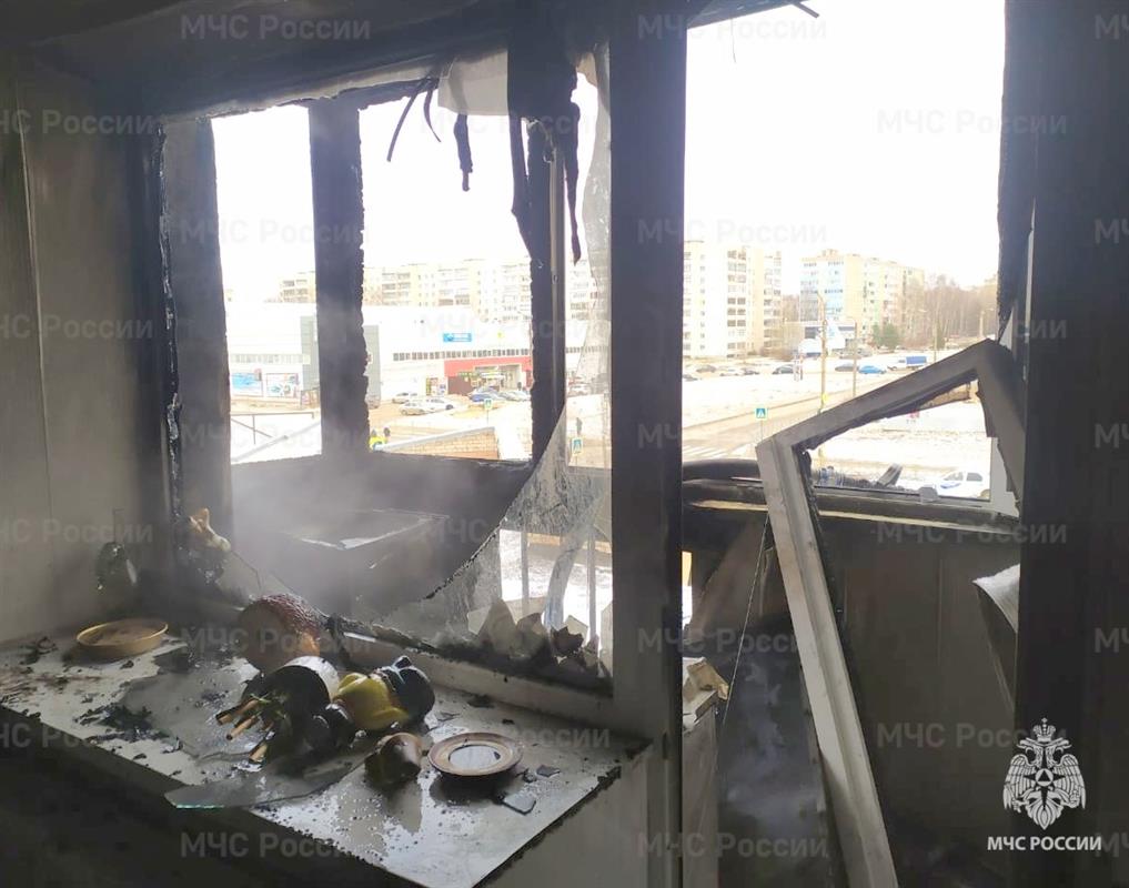 Причиной пожара в многоэтажке Костромы мог стать аварийный режим работы морозилки