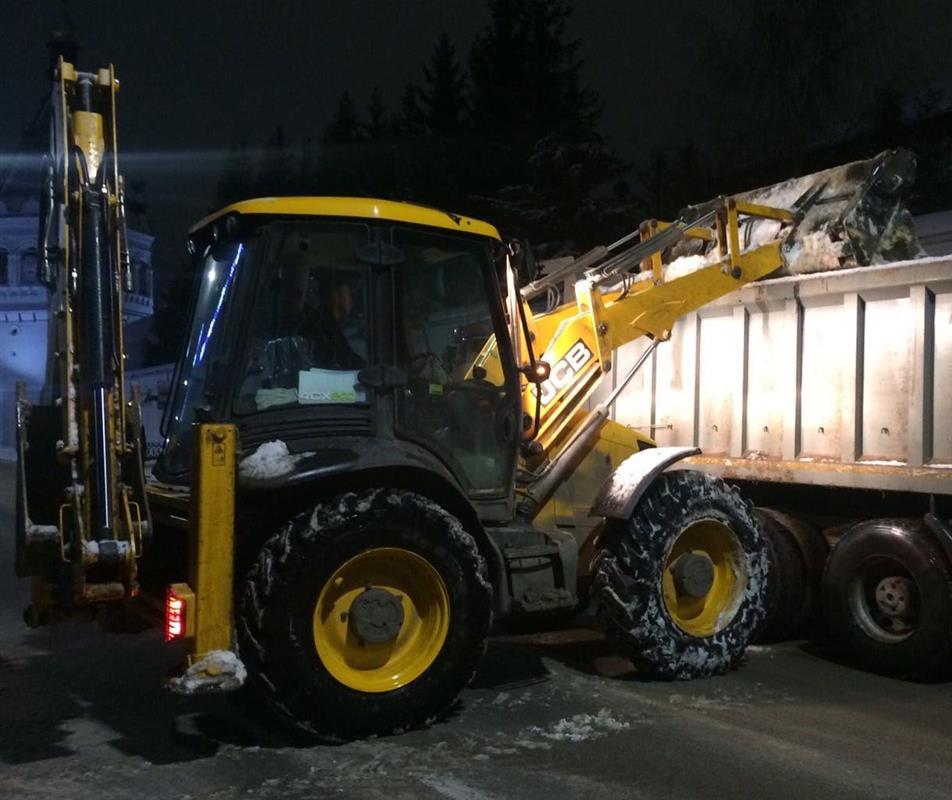 Более 3 тысяч кубометров снега вывезли с улиц Костромы за одну ночь