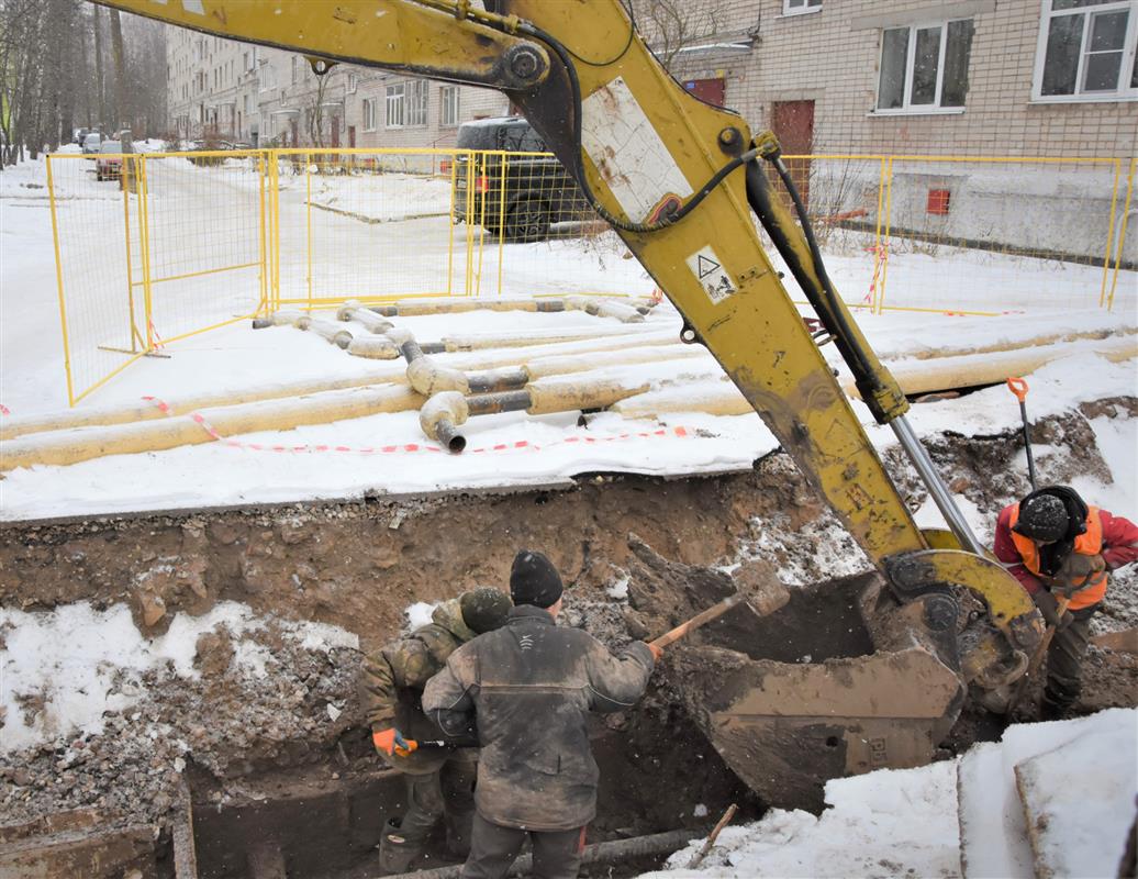 Более 20 повреждений на теплосетях устранили в Костроме за одни сутки