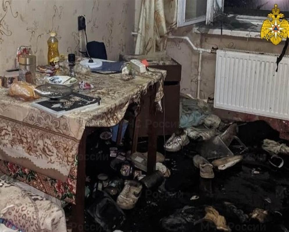 Ночью из-за пожара эвакуировали жильцов многоквартирного дома в Костроме