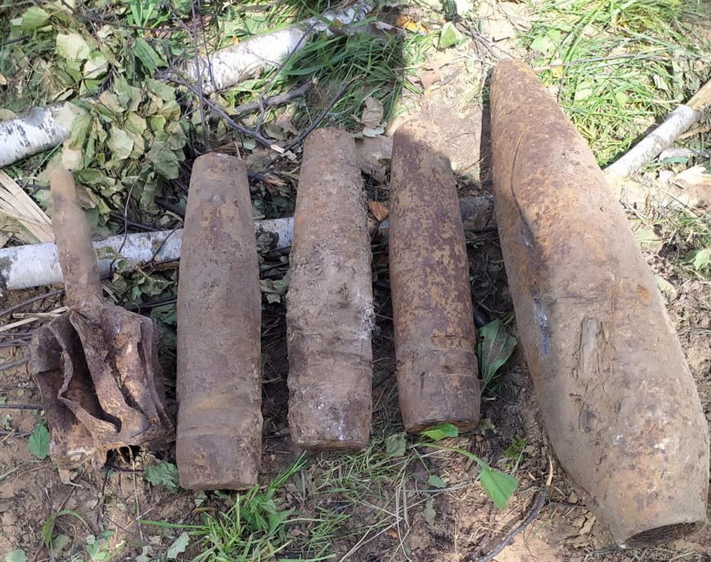 Во время земляных работ в костромском Заволжье нашли артиллерийские снаряды