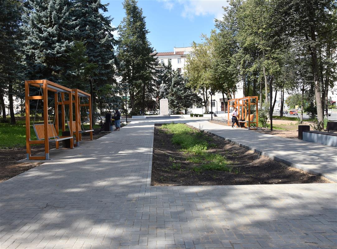 В Костроме завершается благоустройство ещё одного сквера 