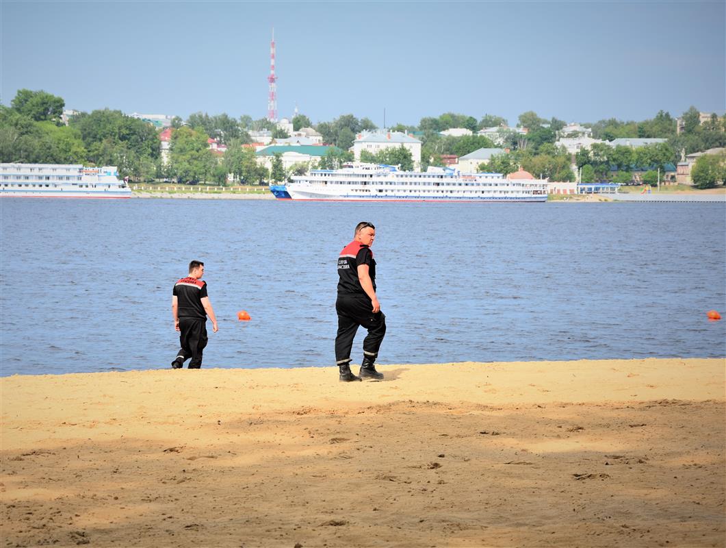 В выходные дни меры безопасности на костромских пляжах будут усилены