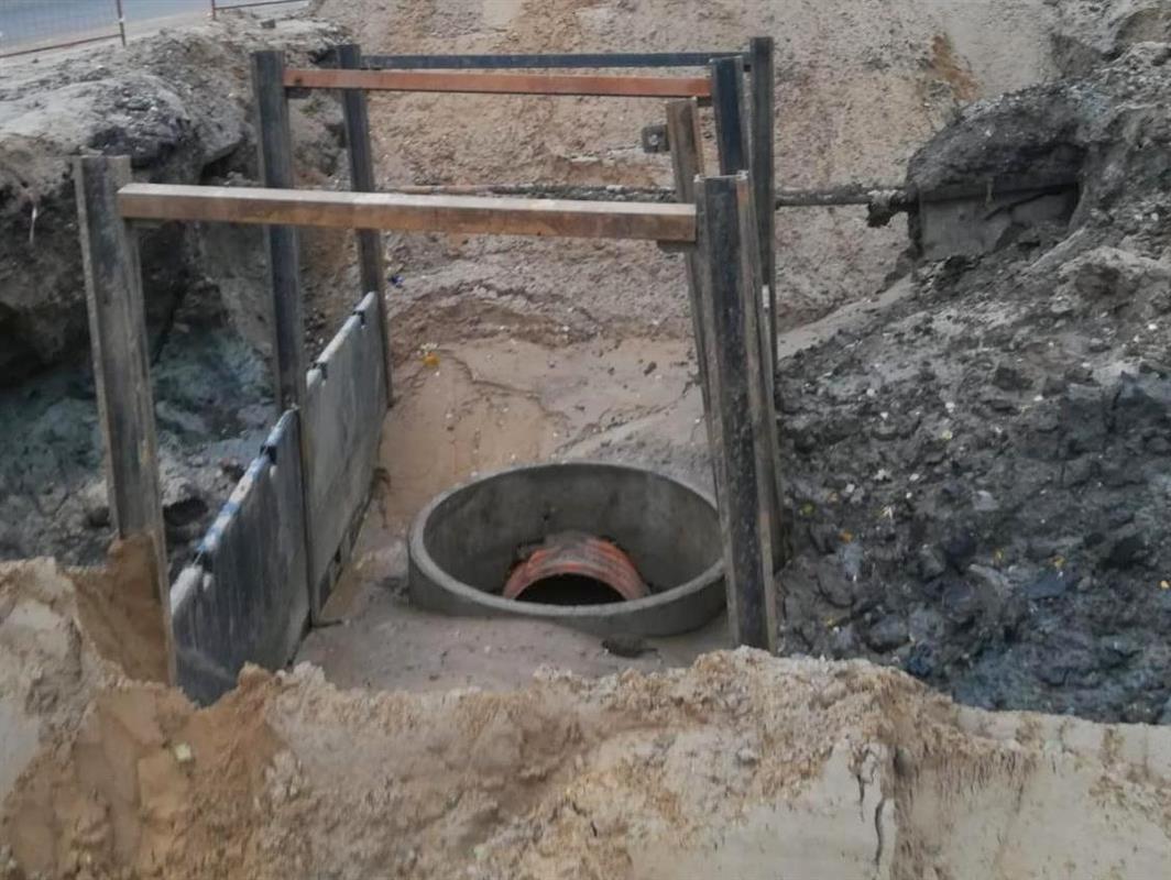 В костромском посёлке Первом начали строить канализационный коллектор