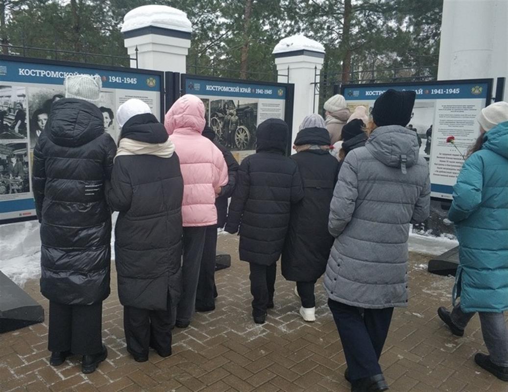 Выставку, посвящённую подвигу костромичей в годы войны, презентовали в Парке Победы
