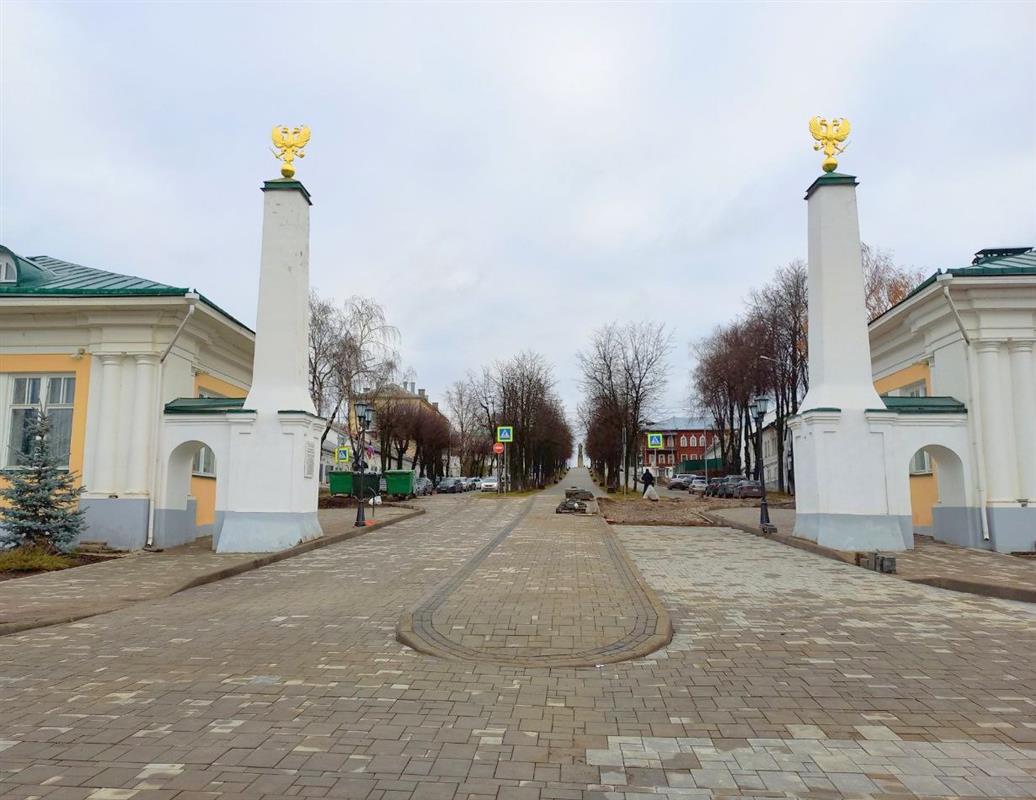 В Костроме завершается первый этап благоустройства набережной Волги
