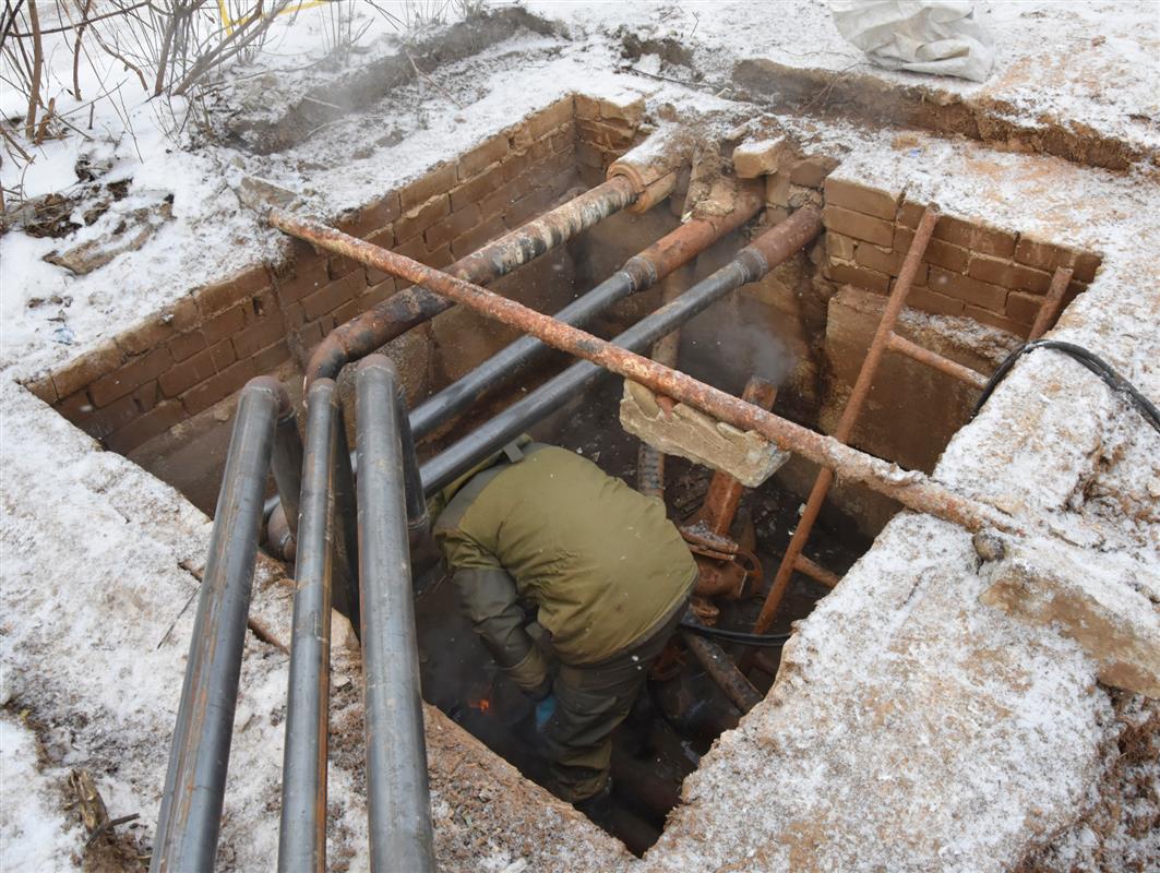 Повреждения на тепловых сетях в Костроме устраняют в короткие сроки