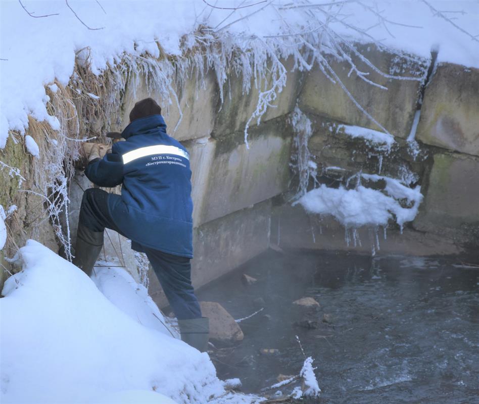В Костроме нашли ещё незаконные врезки в систему ливневой канализации
