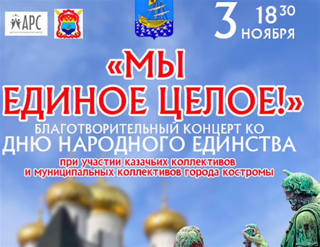 В Костроме сегодня пройдёт большой патриотический концерт