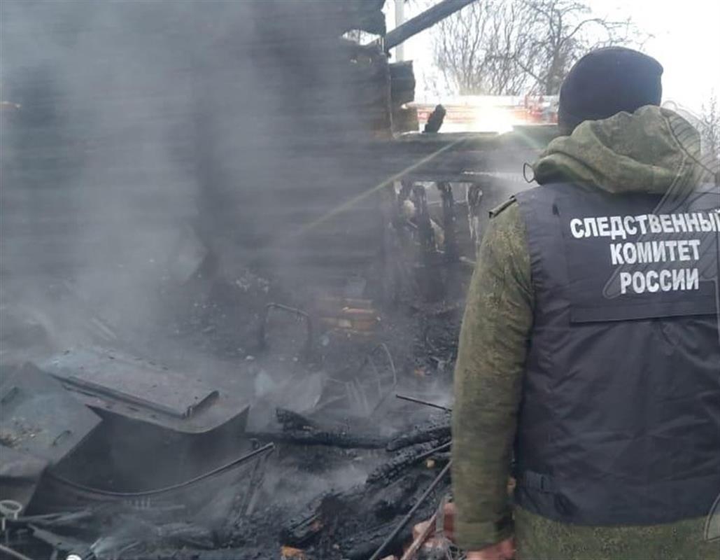 В Костромском районе при пожаре в деревянном жилом доме погиб мужчина