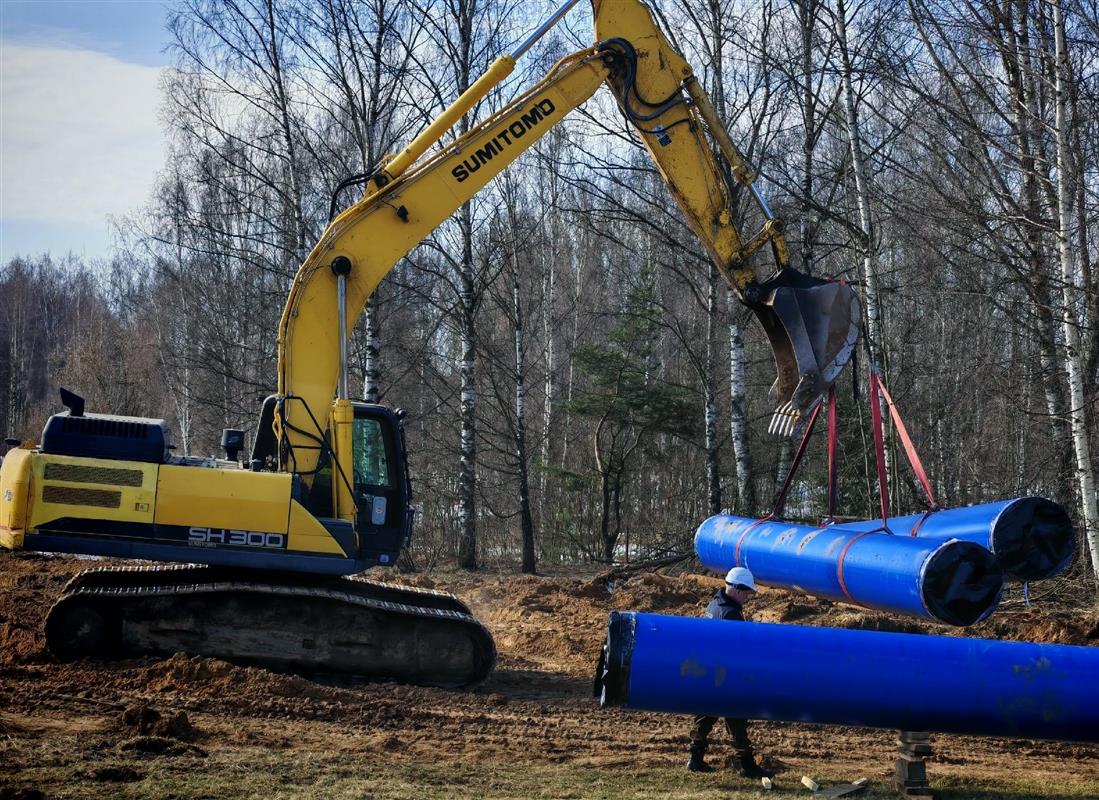 Новый канализационный дюкер через Волгу начали строить в Костроме
