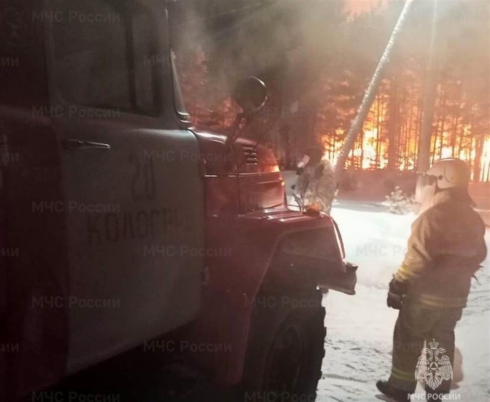 За первую неделю года в Костромской области произошло 40 пожаров