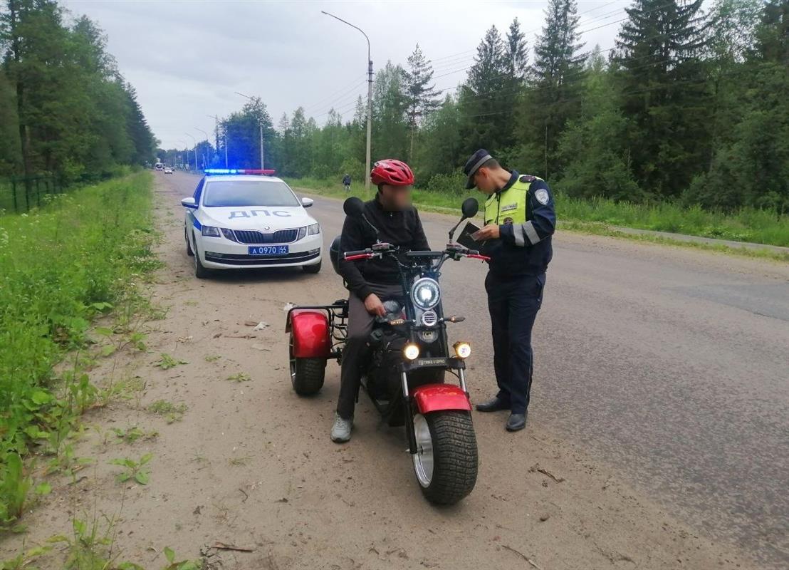 В Костроме проверят, как водители мототранспорта соблюдают дорожные правила
