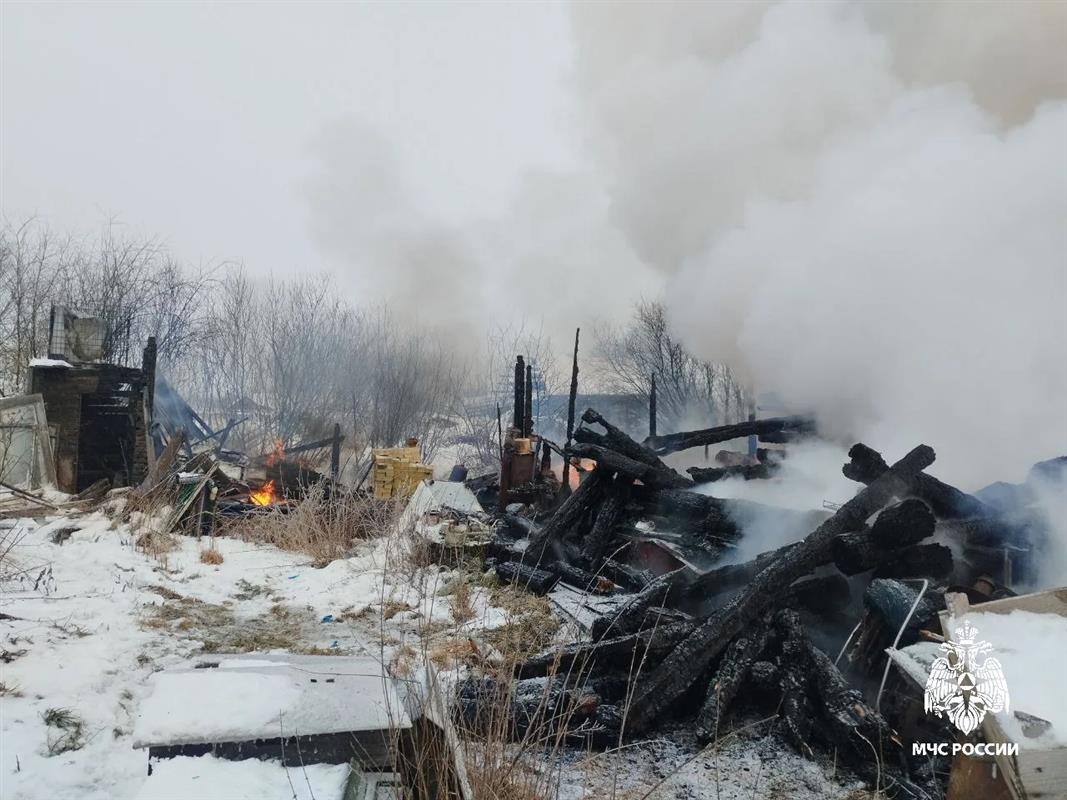 В первый день Нового года в Костромской области произошло три пожара