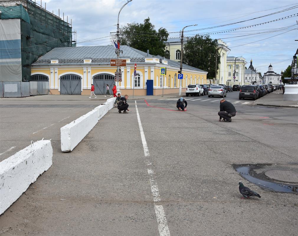 В Костроме начался капитальный ремонт главной городской площади