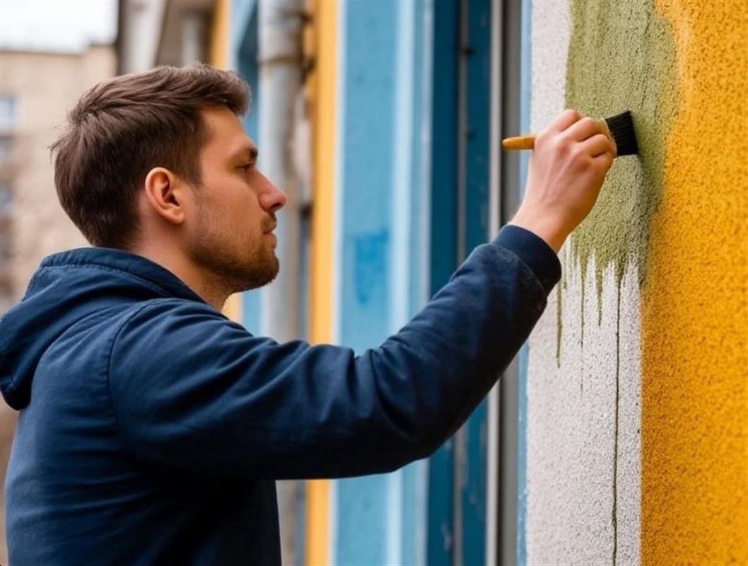 В Костроме «Народный инспектор» борется с незаконными надписями на фасадах зданий
