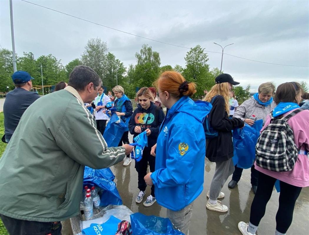 Участники экологического субботника в Костроме собрали полтонны мусора