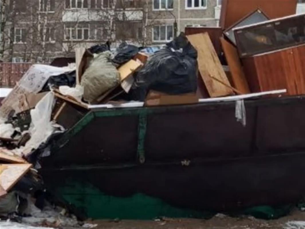 Костромичам напоминают, что за поджигание мусора в контейнере можно получить штраф
