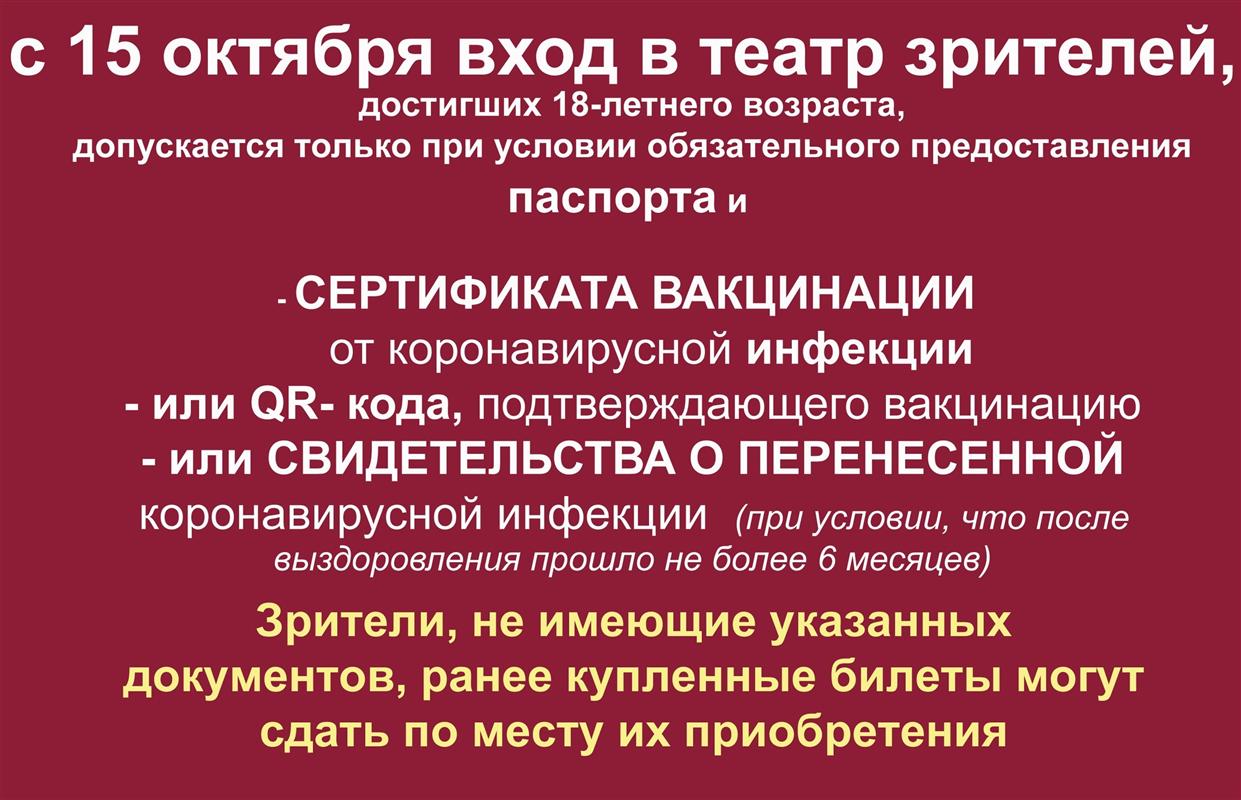 Костромской драмтеатр предупредил зрителей о необходимости предъявлять QR-коды на входе
