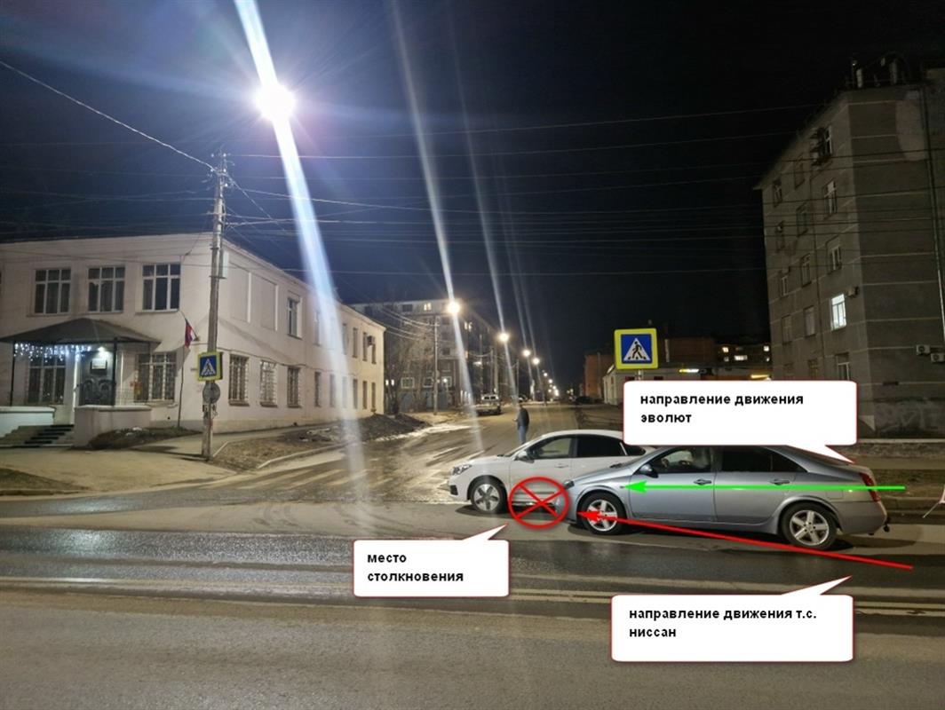 Два автомобиля не смогли разъехаться и устроили ДТП в Костроме 