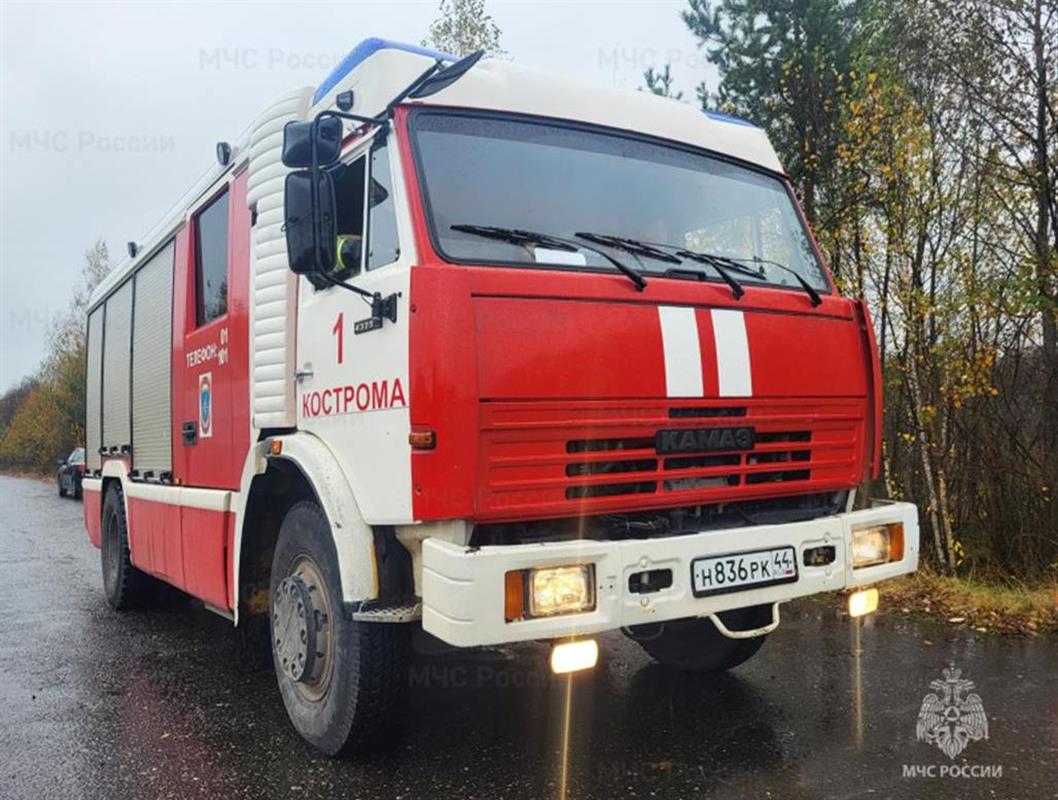 Автомобильная колонна пожарной техники сегодня проедет по улицам Костромы