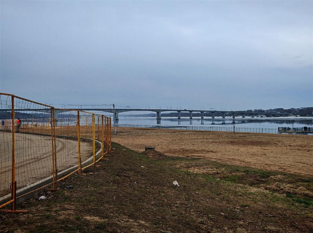 В Костроме начинается благоустройство ещё двух участков набережной Волги 
