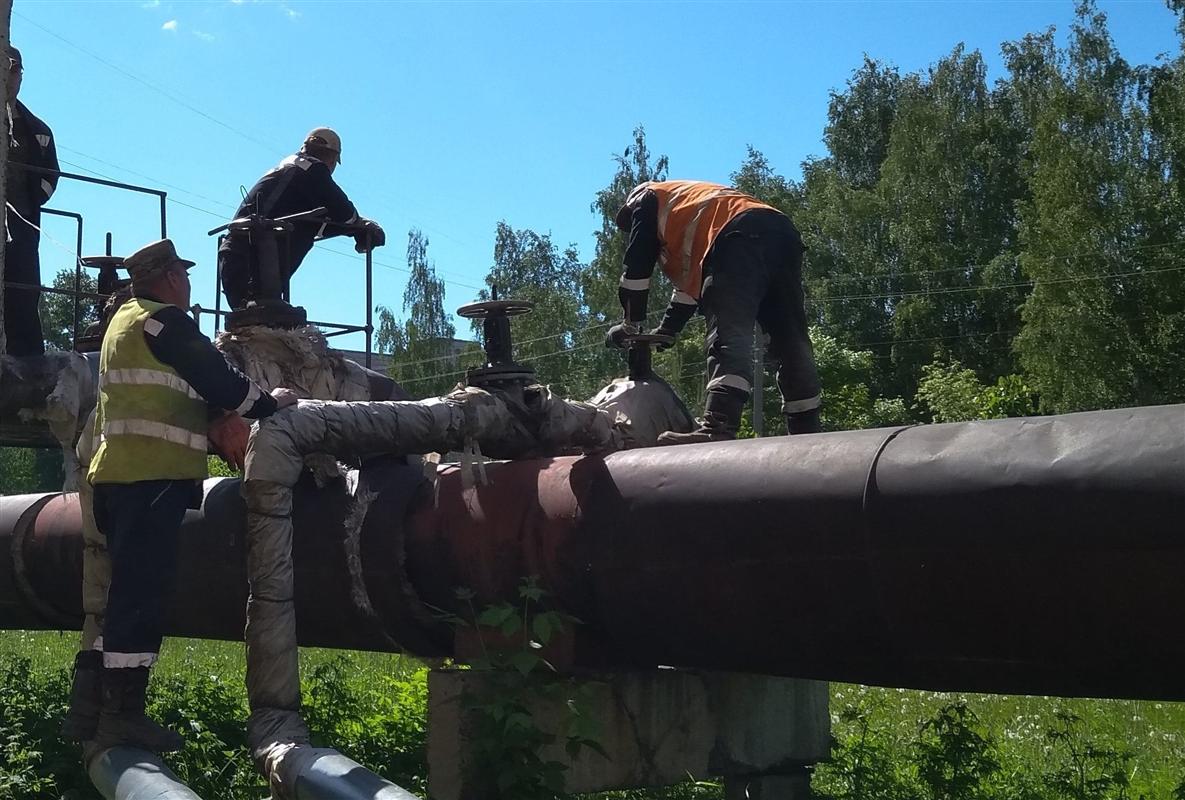 Горячую воду после опрессовок должны вернуть в дома костромичей на этой неделе
