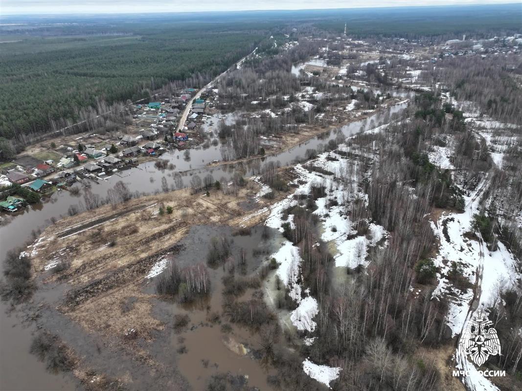 Паводковую обстановку в Костромской области контролируют с помощью беспилотных систем

