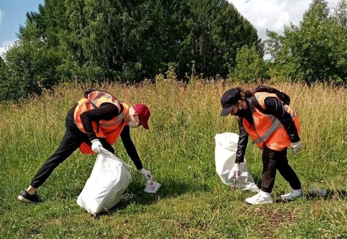 Молодые костромичи вышли на уборку костромских улиц