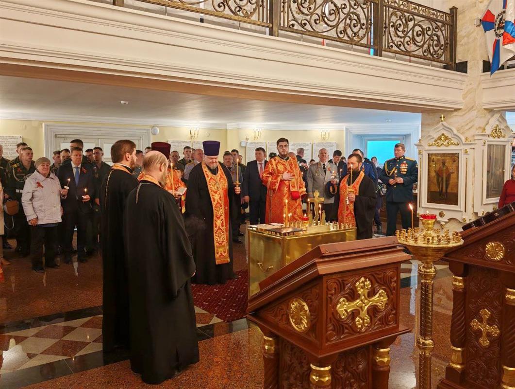 В Храме воинской славы открыли мемориальную доску в память о Герое России Игоре Кириллове