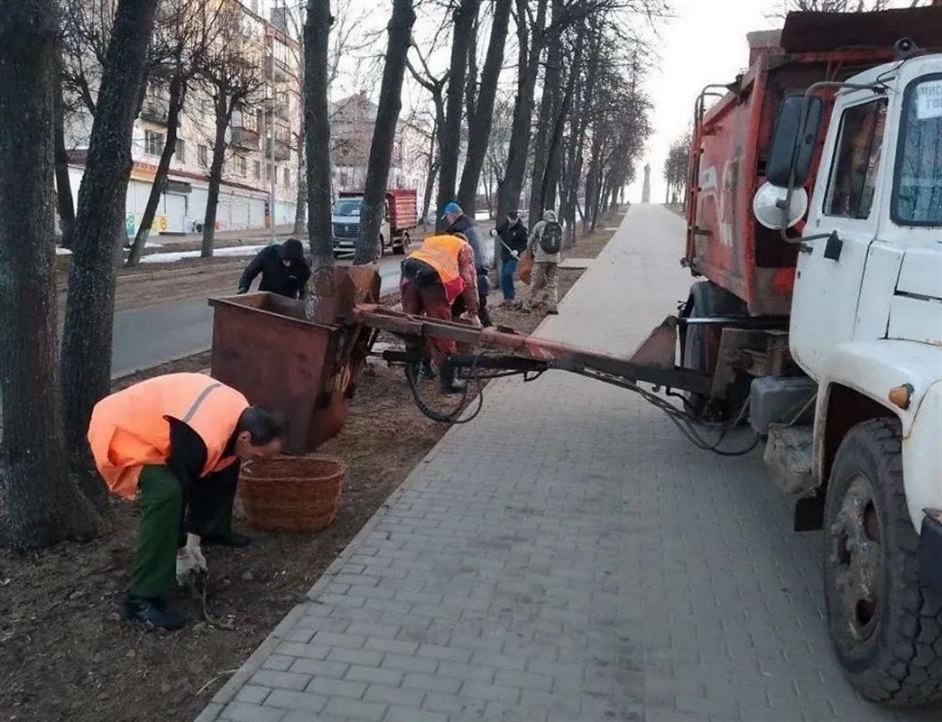 Улицы Костромы очищают от скопившегося после зимы мусора