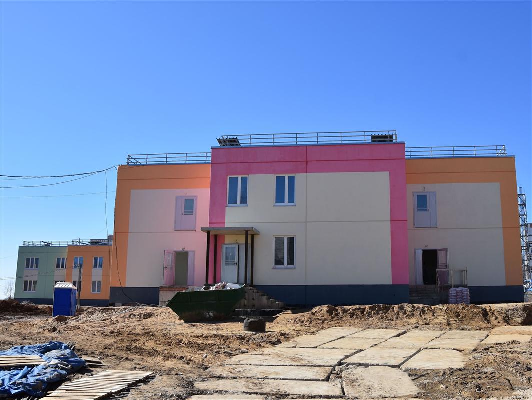 Строительство школы и детского сада в костромском Заволжье идет полным ходом