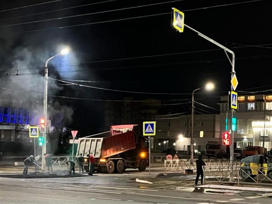 Восстановительный ремонт дорог проводится на улицах Костромы